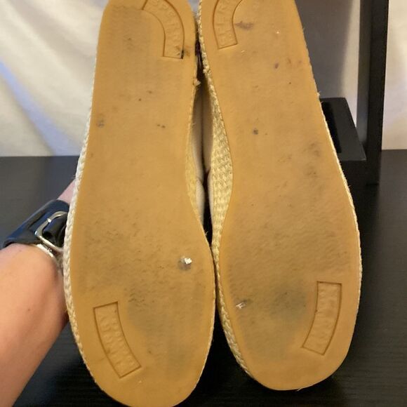Sperry canvas white comfort sole platform espadrilles size 7 - Picture 3 of 5